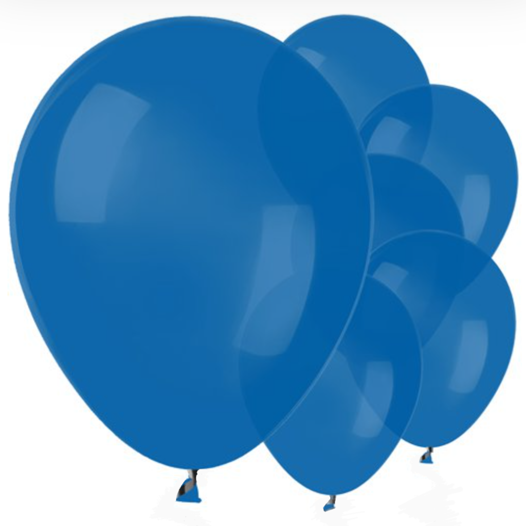 Royal Blue Latex Balloons (Various Pack Sizes)