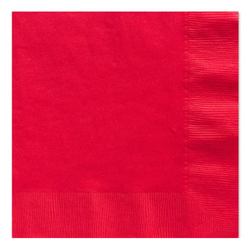 Red Paper Napkins 20pk