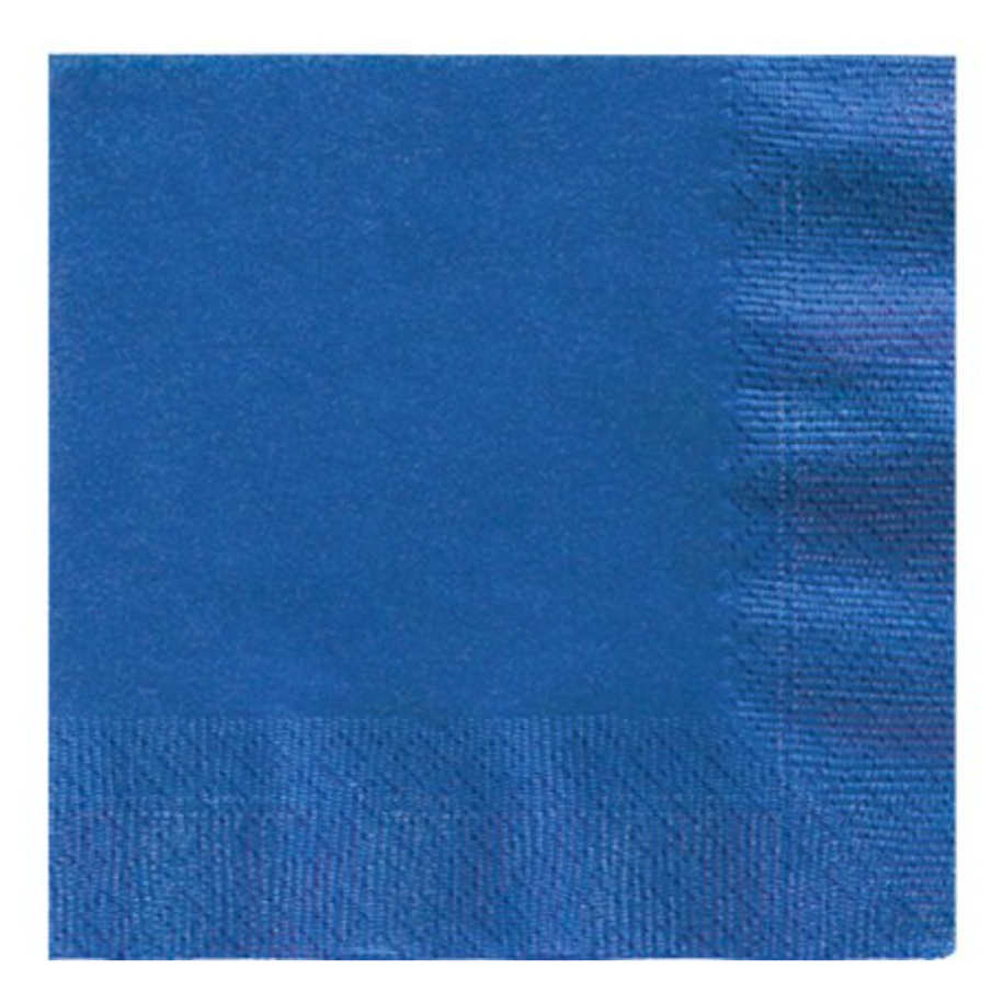 Blue Paper Napkins 20pk