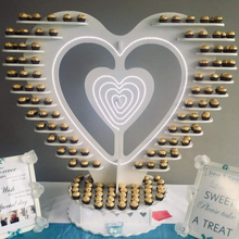 Load image into Gallery viewer, Heart LED Chocolate Display (Hire)
