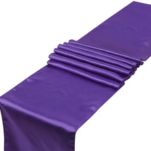 Load image into Gallery viewer, Satin Table Runner VARIOUS COLOURS. &#39;Add on product&#39; only. (HIRE)
