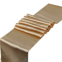 Load image into Gallery viewer, Satin Table Runner VARIOUS COLOURS. &#39;Add on product&#39; only. (HIRE)
