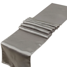 Load image into Gallery viewer, Satin Table Runner VARIOUS COLOURS. &#39;Add on product&#39; only. (HIRE)
