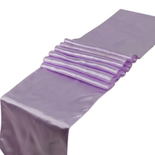 Load image into Gallery viewer, Satin Table Runner VARIOUS COLOURS. &#39;Add on product&#39; only. (HIRE)
