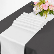 Load image into Gallery viewer, Satin Table Runner VARIOUS COLOURS. &#39;Add on product&#39; only. (HIRE)
