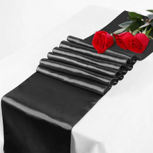 Load image into Gallery viewer, Satin Table Runner VARIOUS COLOURS. &#39;Add on product&#39; only. (HIRE)
