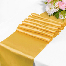 Load image into Gallery viewer, Satin Table Runner VARIOUS COLOURS. &#39;Add on product&#39; only. (HIRE)
