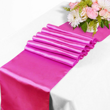 Load image into Gallery viewer, Satin Table Runner VARIOUS COLOURS. &#39;Add on product&#39; only. (HIRE)
