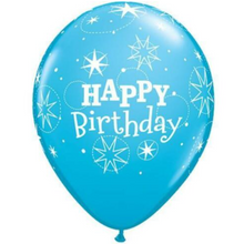 Load image into Gallery viewer, &#39;Happy Birthday&#39; Table Balloon Cluster (of 3) Various colours!
