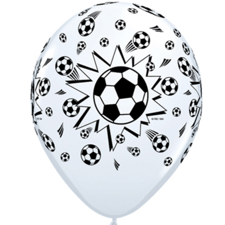 'Football' Table Balloon Cluster (of 3)