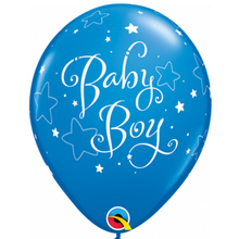 Load image into Gallery viewer, &#39;Baby Boy&#39; Table Balloon Cluster (of 3) Various colours!
