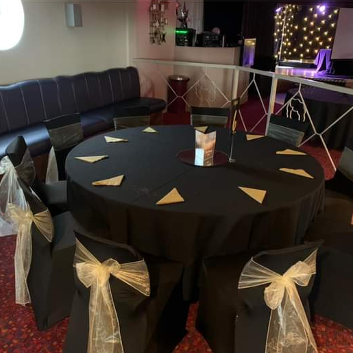 Chair covers BLACK (Hire)